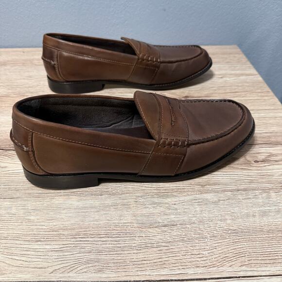 Nunn Bush Men’s Brown Leather Penny Loafers Size 12M - Picture 5 of 7